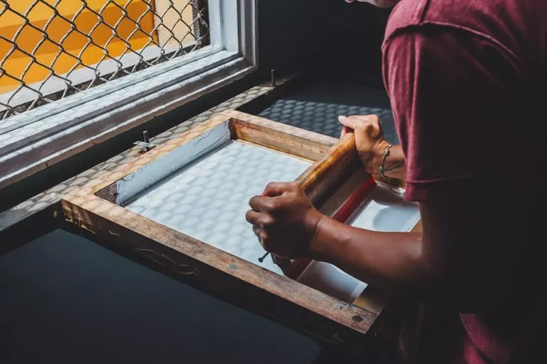 tipos de impressão serigrafia