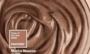 Imagem ilustrativa para a cor do ano Pantone 2025, a Mocha Mousse